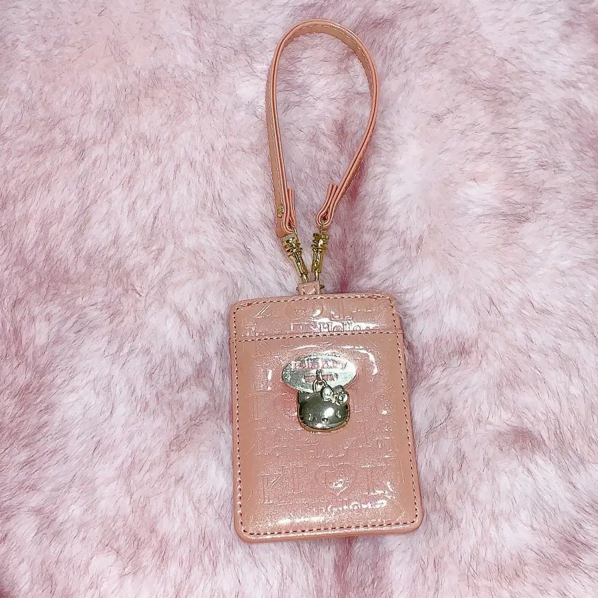 レトロキティー コーラル カードウォレット