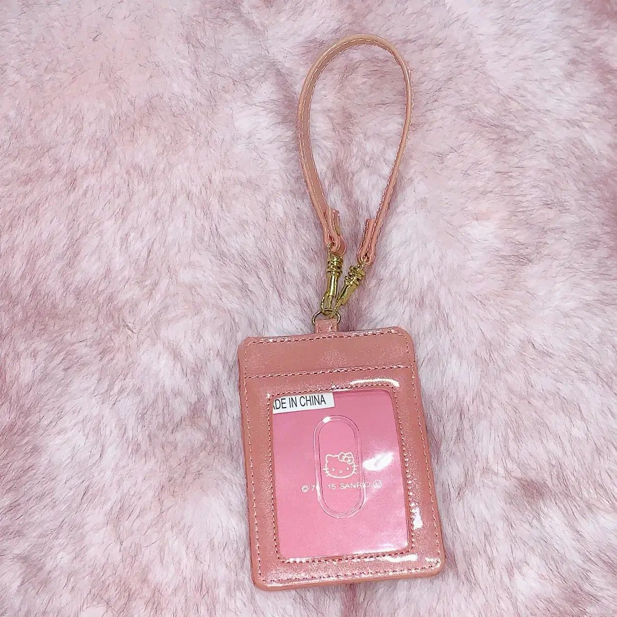  レトロキティー コーラル カードウォレット 長財布 小物