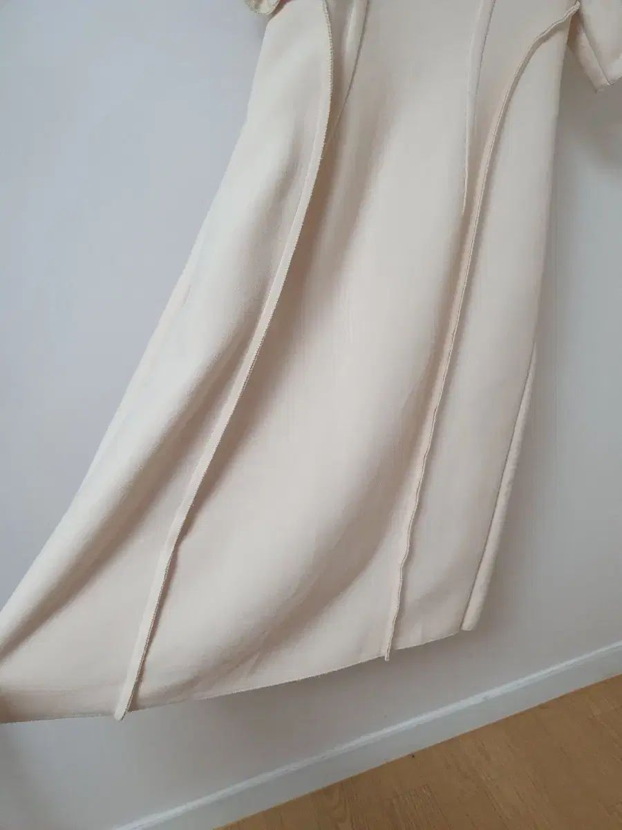 ハンサム ランバン ウール ワンピース