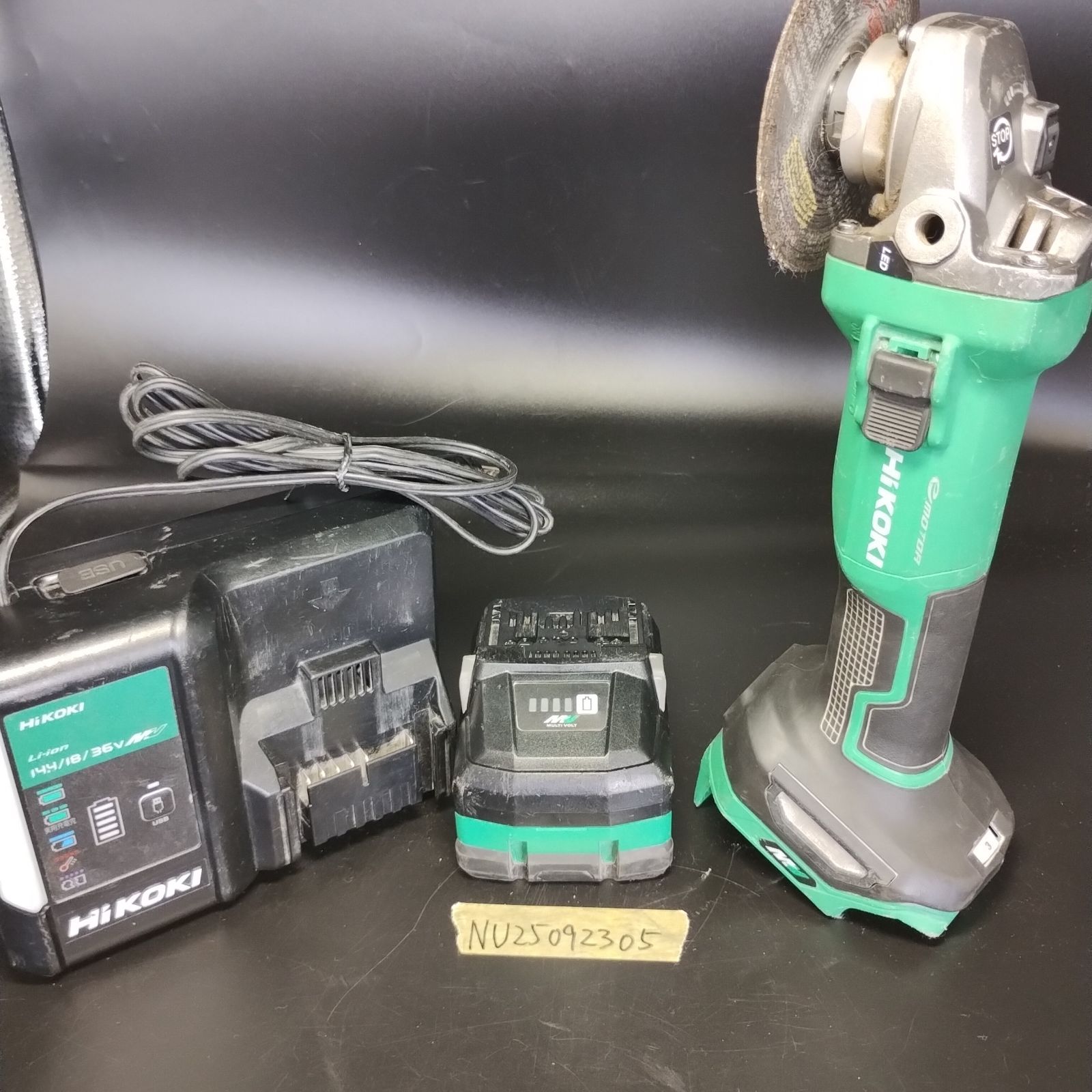 HiKOKI G3610DC 100mm グラインダーセット