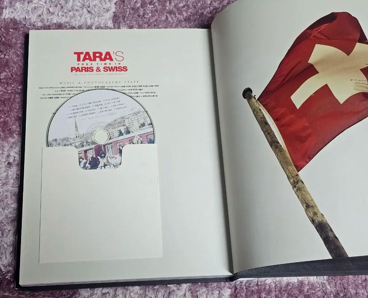 T ARA パリ スイス 写真集 cd