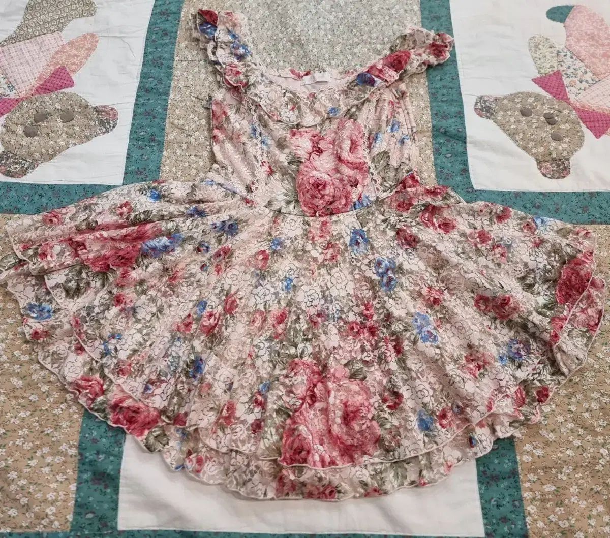 LIZ LISA レース ローズ フ オールインワン ジャンプスーツ