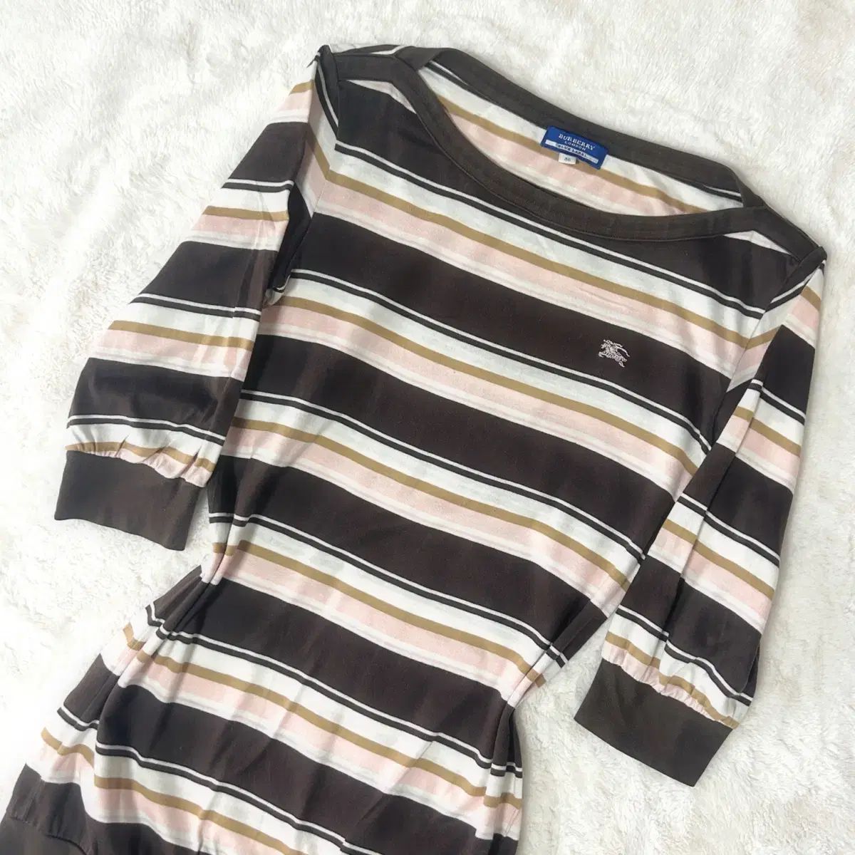 BURBERRY ブルーレーベル ラテギャル ストライプ タイト ONE PIECE