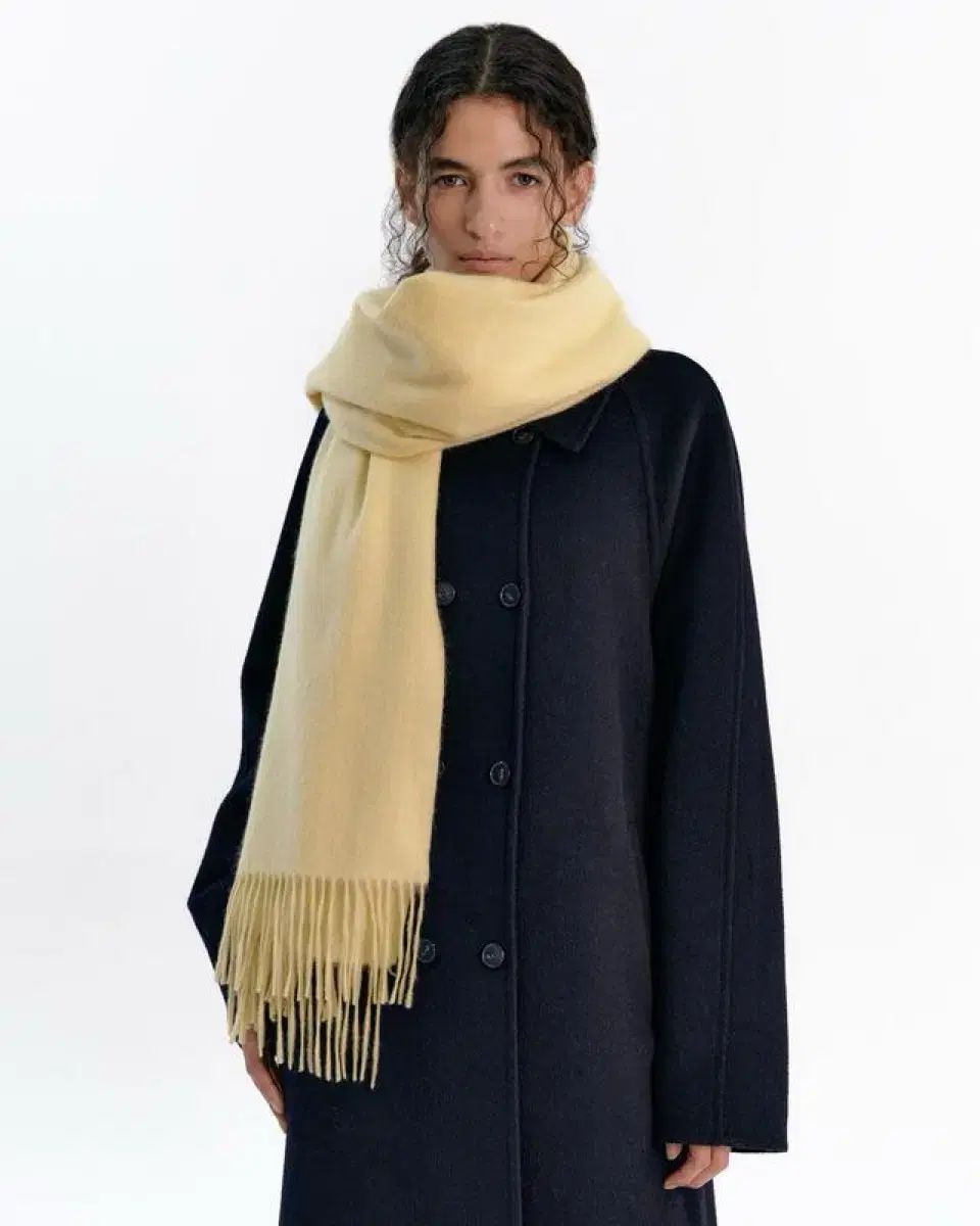 Pvcs カシミア マフラー レモン