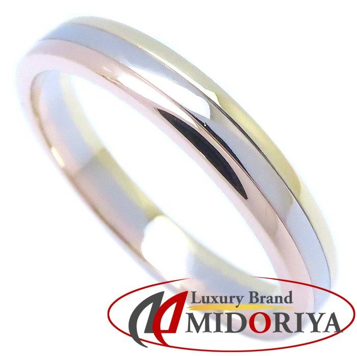 CARTIER カルティエ ヴァンドーム ルイ カルティエ ウェディング リング 指輪 3.5mm 58 17.5号 K18スリー ゴールド メンズ 294444 BJ