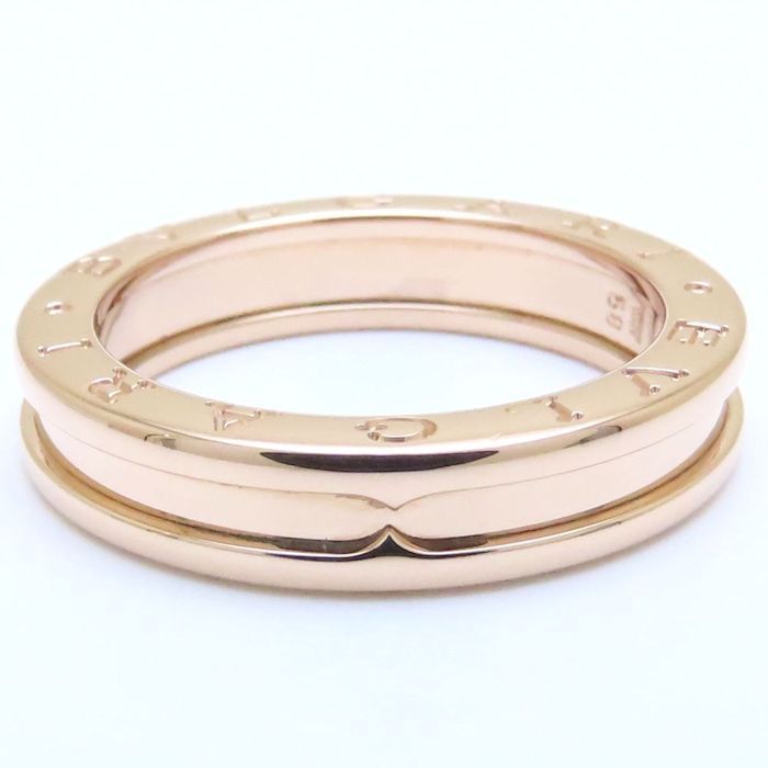  BVLGARI ブルガリ ビーゼロワン リング 指輪 XS 1バンド 58 17 5号 K 18 PG ピンクゴールド メンズ 294447 BJ リング 指輪 アクセサリー