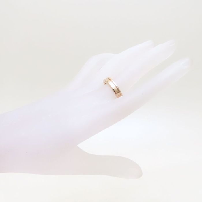 BVLGARI ブルガリ ビーゼロワン リング 指輪 XS 1バンド 58 17 5号 K 18 PG ピンクゴールド メンズ 294447 BJ