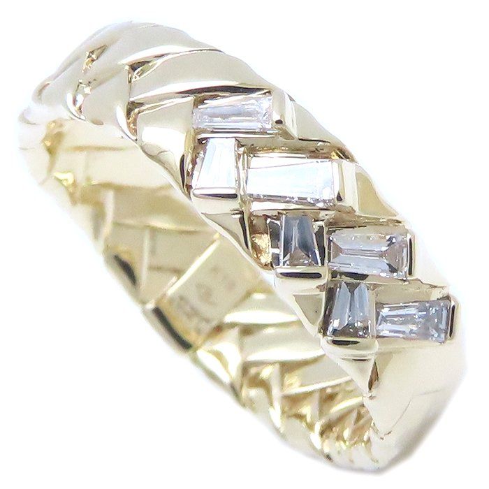 BELLESIORA ベルシオラ K18 テーパーリーフ ダイヤモンドネックレス BELLESIORA ベルシオラ 18K ダイヤモンド ネックレス 0.07ct