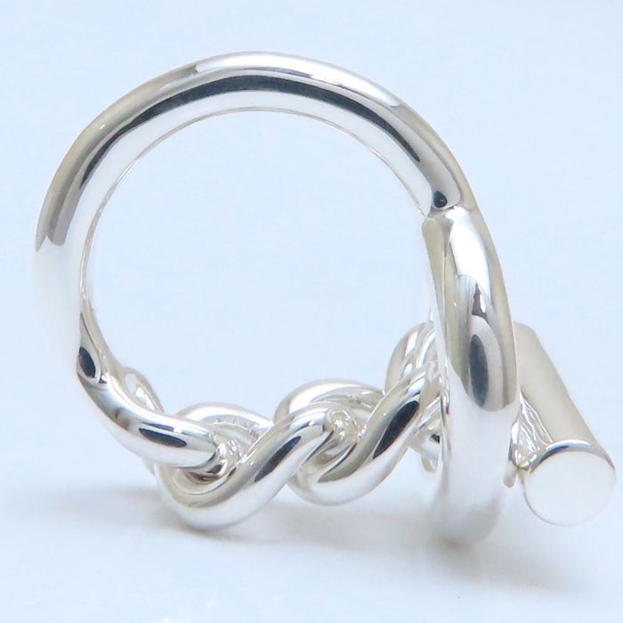 HERMES エルメス クロワゼット リング 指輪 #52 11号 シルバー925