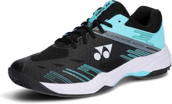 2営業日で発送 YONEX ヨネックス パワークッションカスケードアクセルワイド SHBCA1W 色 BK アイスブルー サイズ 23.5