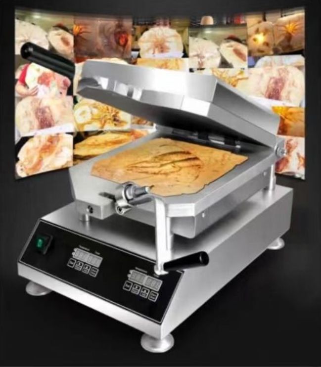 良い品質 電気 イカせんべい せんべい焼き機 プレス式 両面焼き単相 ス