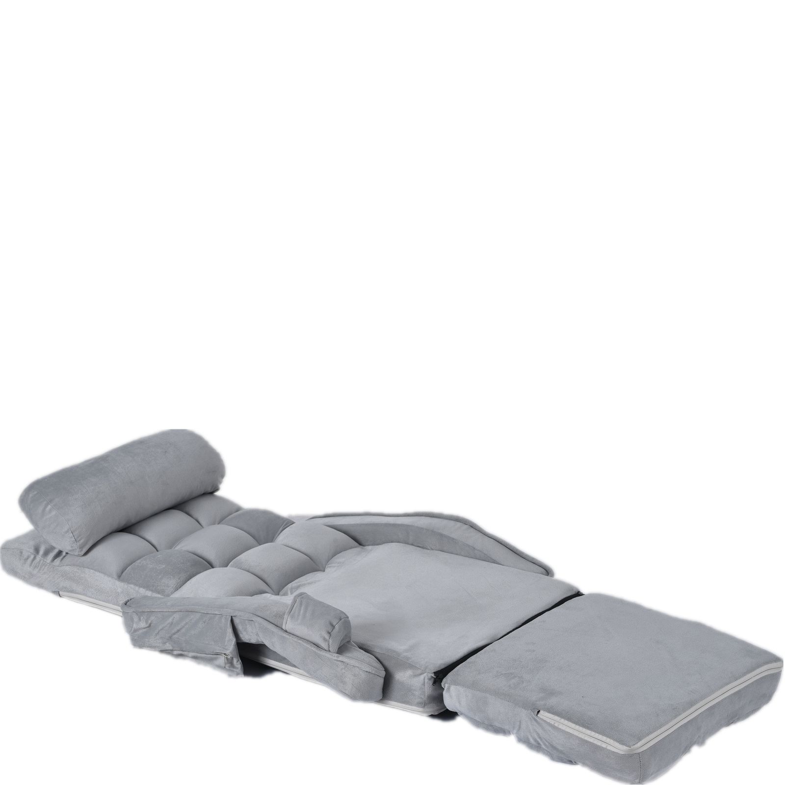 座椅子 リクライニング14段ギアリクライニングチェアー ファブリック【ライトグレ 座椅子 リクライニング 14段ギア リクライニングチェアー ファブリック