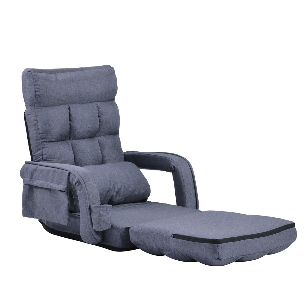 02/20再入荷予定」座椅子 リクライニング 14段階ギア コンパクト