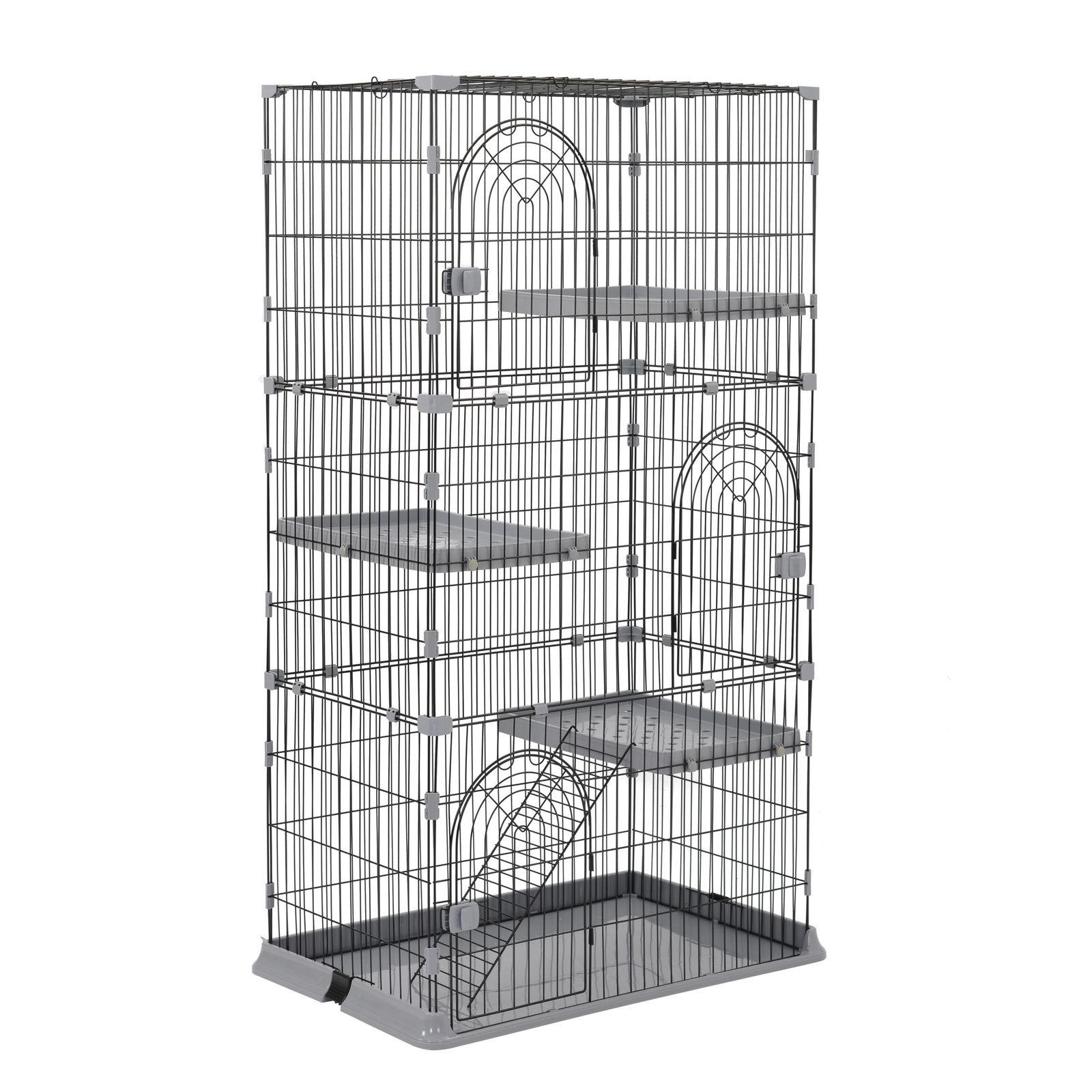 おしゃれ 猫 ケージ キャットケージ 3段 猫ゲージ おしゃれ キャット