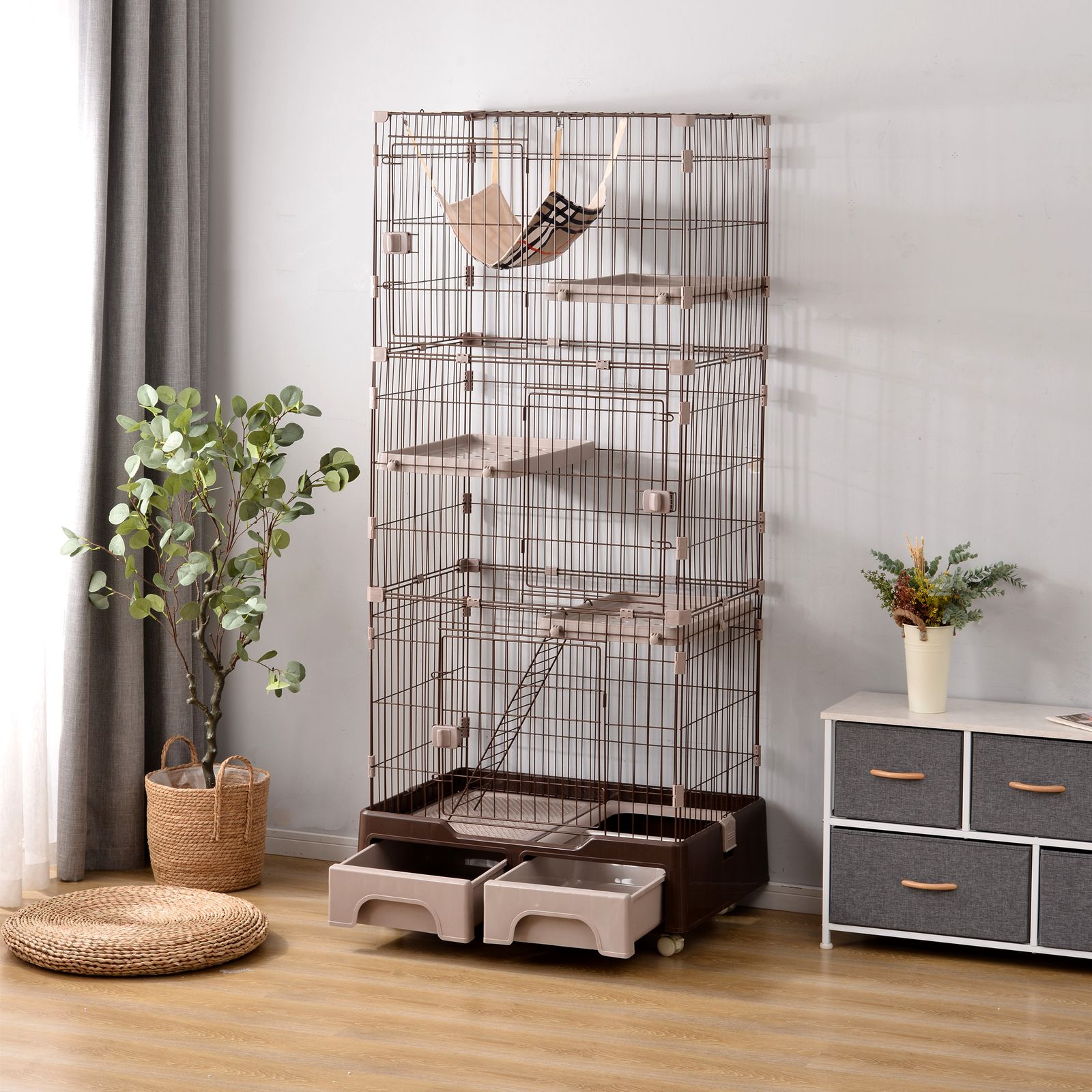 ケージ トイレ付