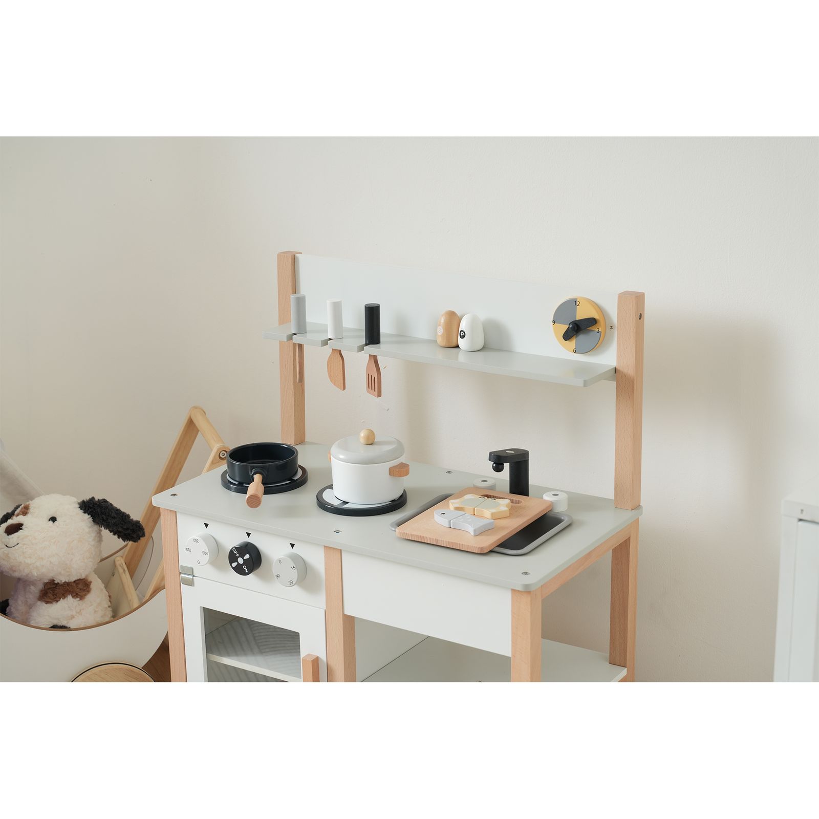  おままごとキッチン 木製 誕生日 台所 調理器具付 食材 知育玩具 コンロ ミニキッチン おもちゃキッチン ホワイト 洗濯可能カバー 2人掛け 3人掛けソファ ソファ ソファベッド