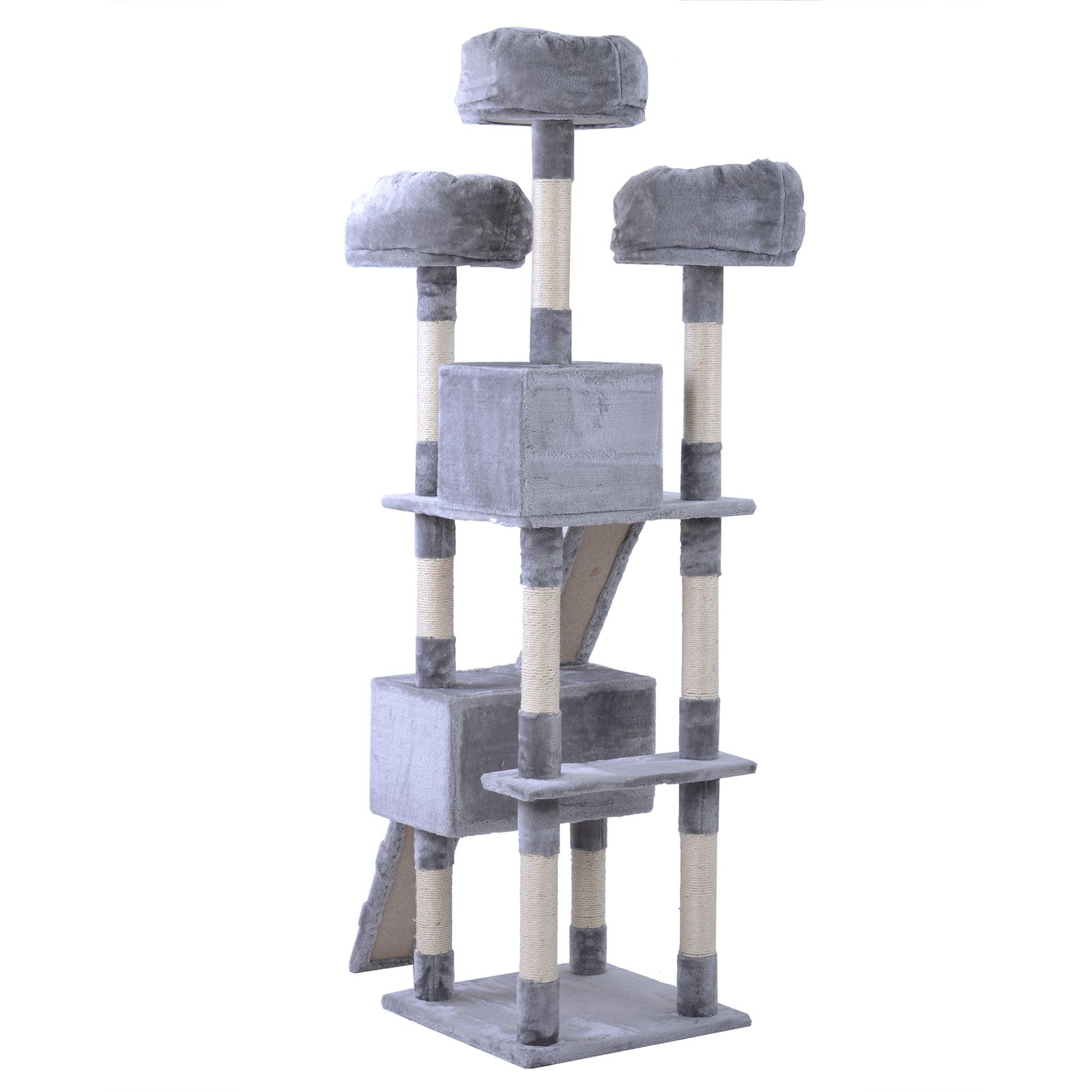 突っ張り型キャットタワー 麻製バスケット付き スペシャルプライス23,155円→17,430円 Mauタワートルテ】キャット