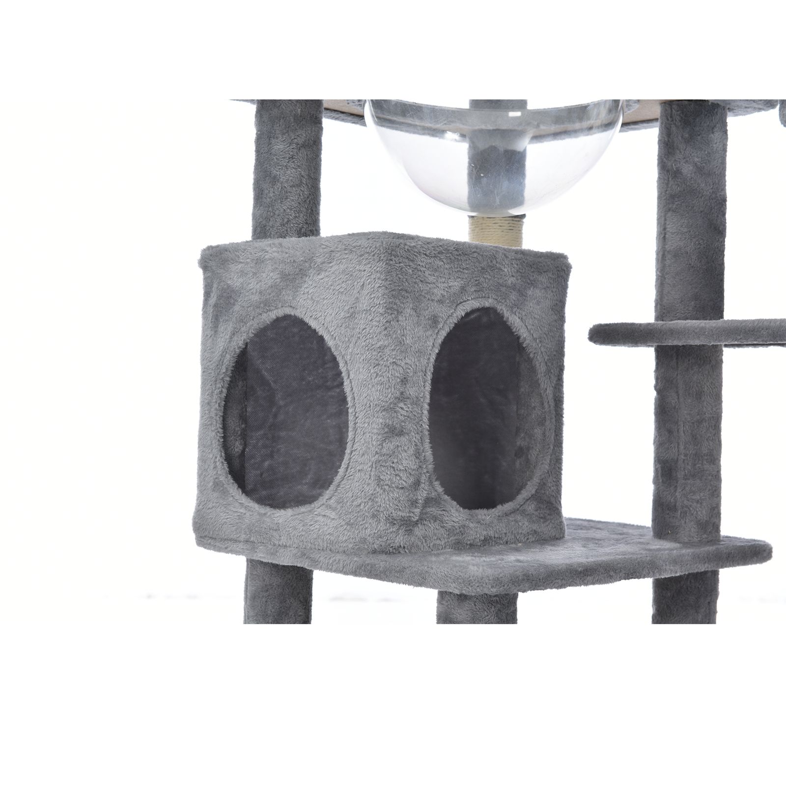 据え置き型 麻紐 爪とぎ 多頭飼い 宇宙船キャットタワー 据え置き型 省