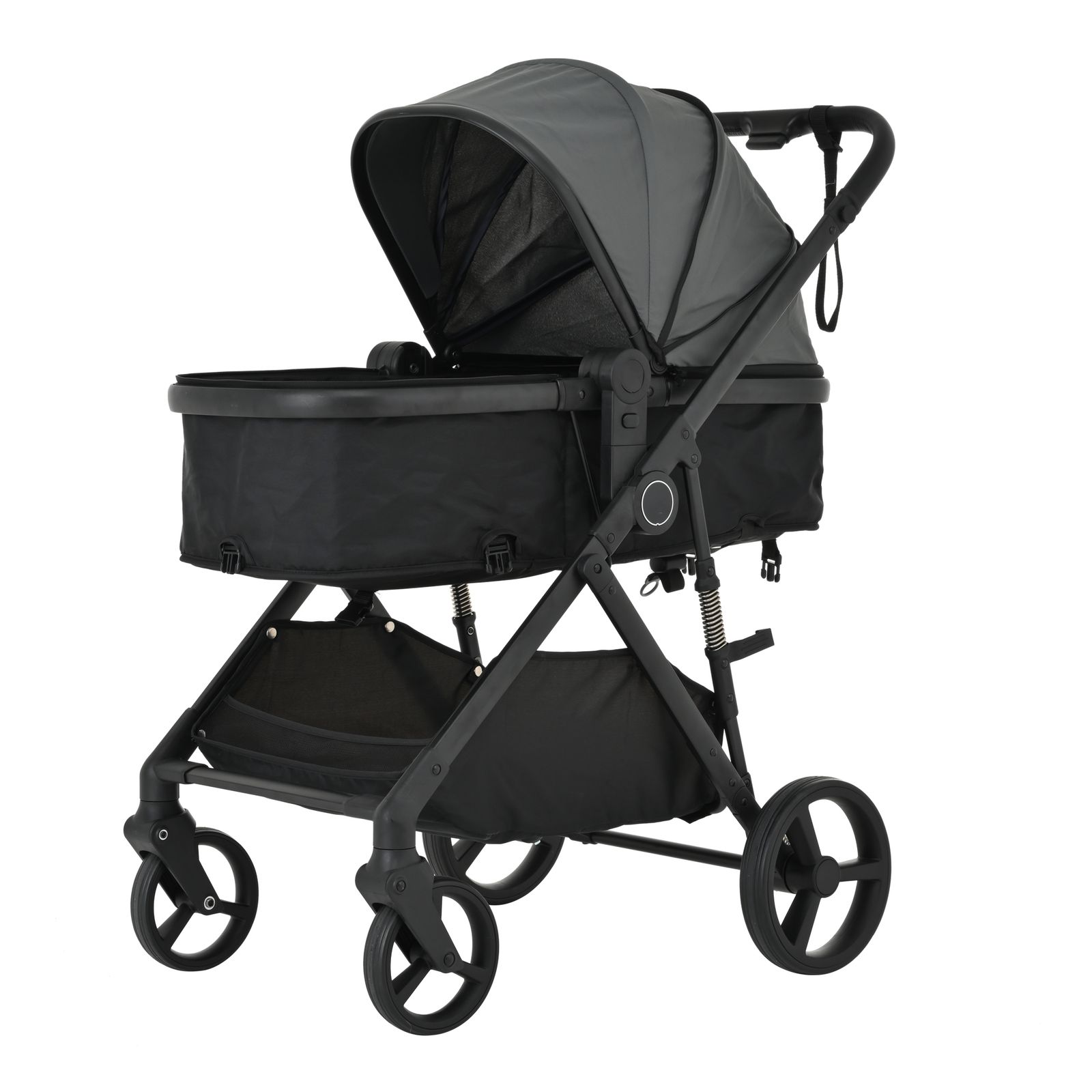 ベビーカー 超軽量 折りたたみ バギー 4輪ベビーカー ワンタッチ 手押し車 乳母車 日よけカバー チャイルドカー 乳幼児 軽量コンパクト おでかけバギー 出産祝い 車 グレー