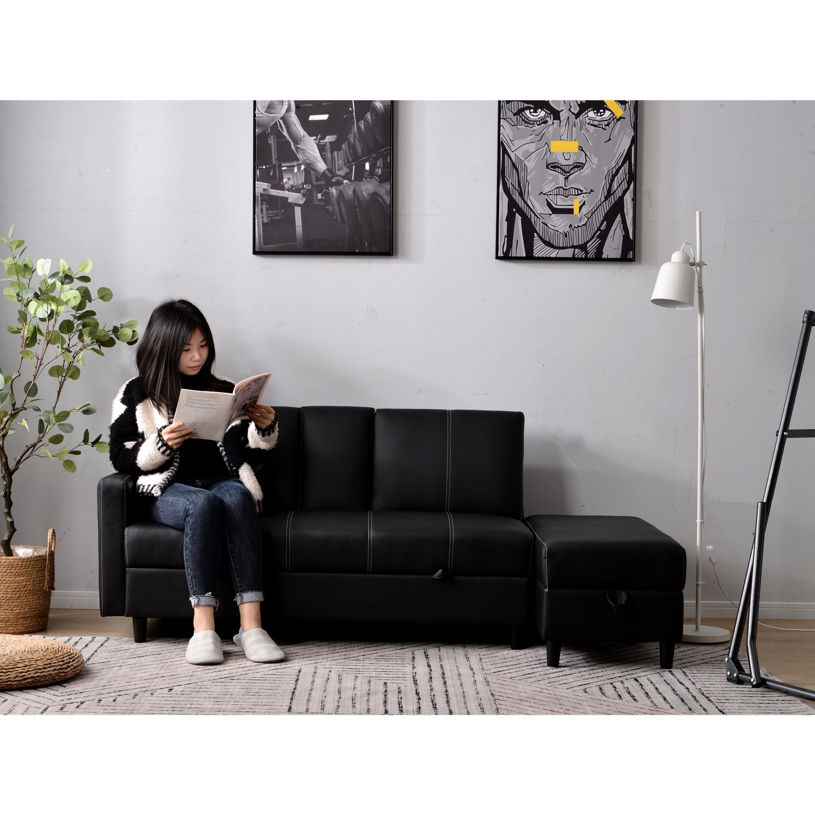 コーナー ブラック