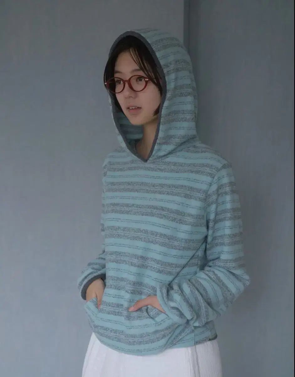 PESTO ストライプ スウェット フードTシャツ