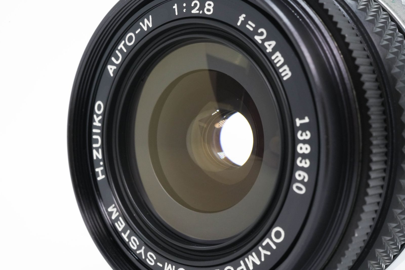  OLYMPUS OM SYSTEM H ZUIKO AUTO W 24 mm F 2 8 オリンパス ズイコー MFレンズ 単焦点レンズ OMマウント レンズ(単焦点) カメラ