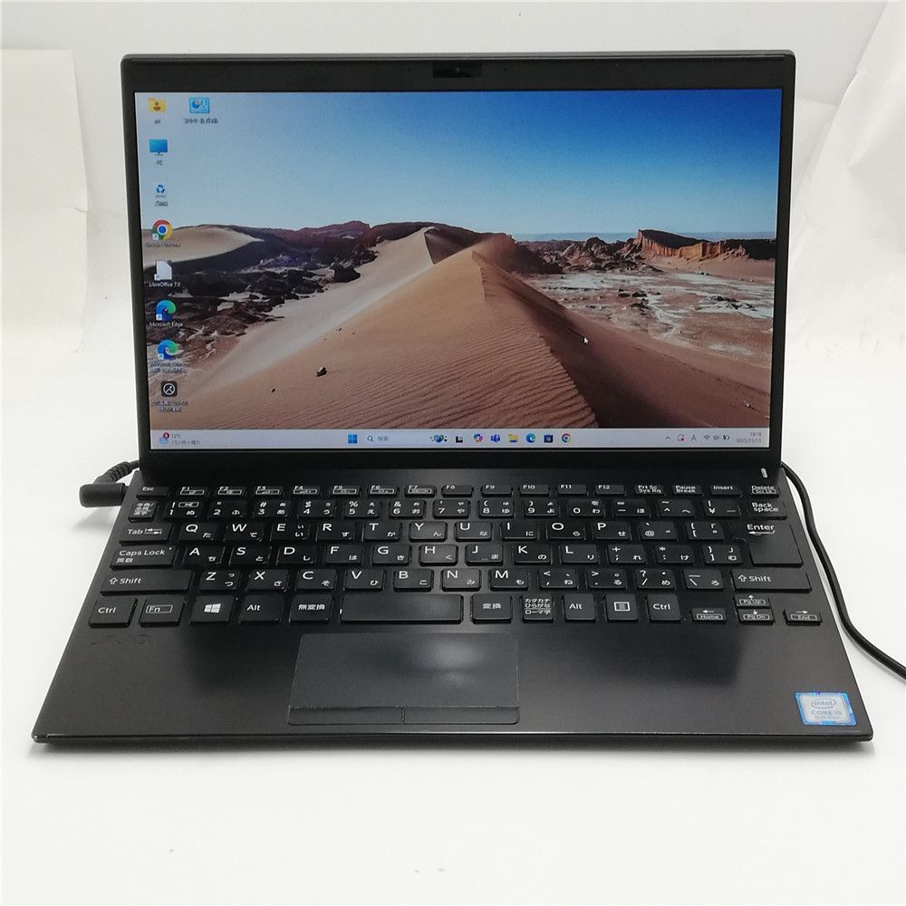 Wi-Fi有 ソニー VAIO ノートパソコン VJPJ11C11N 第8世代 Core i5 8GB 高速SSD 無線LAN カメラ Windows11 Office済 即使用可
