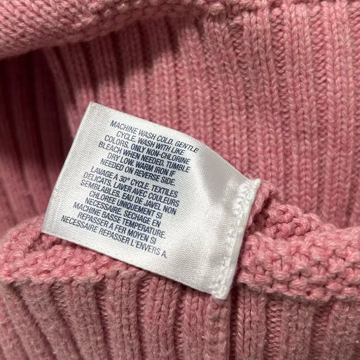 カーディガン ピンク