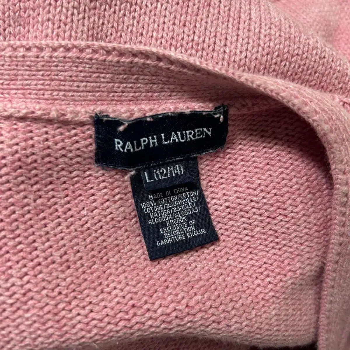 ポロラルフローレン Vネック ニット カーディガン ピンク GINKGOPHARMACY_COM