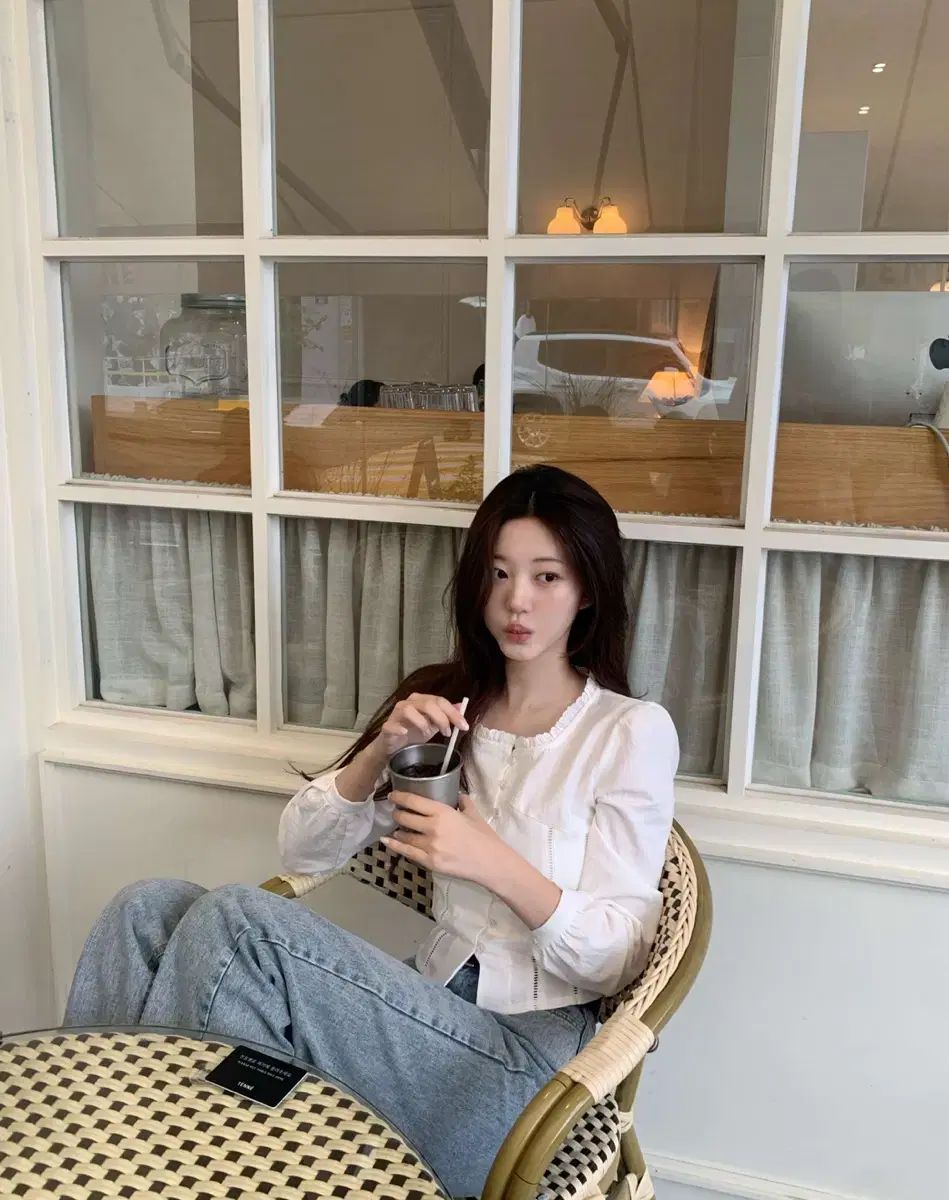 ジェニオ レタースクエア ブラウス