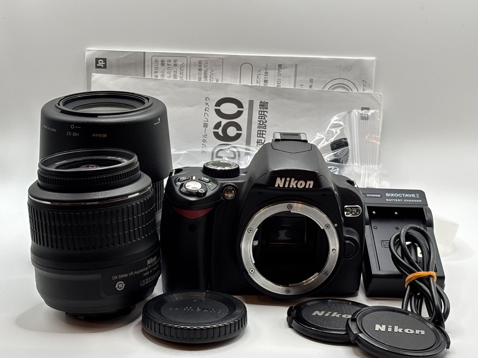 Nikon ニコン デジタル一眼レフカメラ D60 ダブルズームキット D60WZ