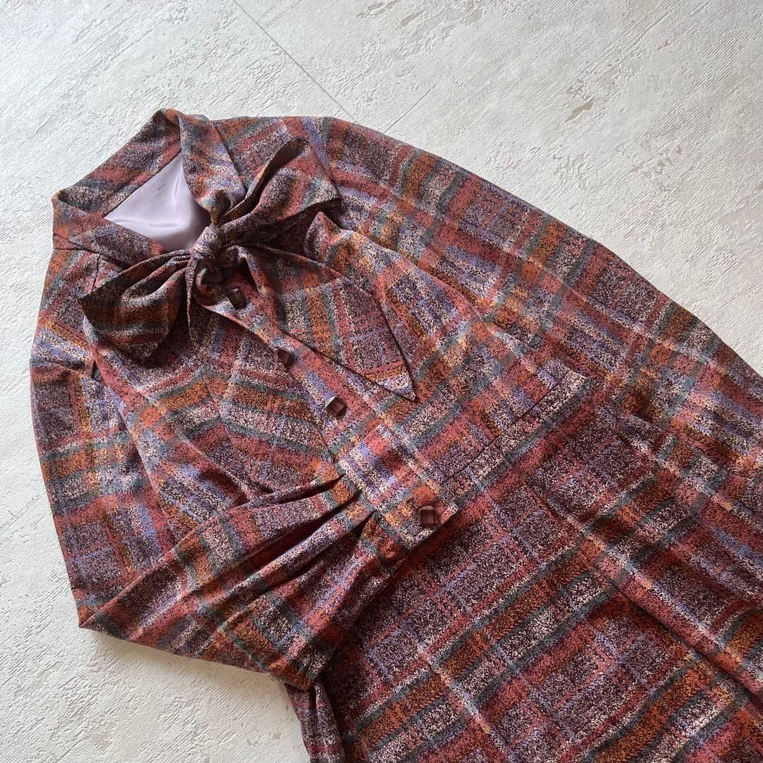 昭和レトロ リボンタイ付き