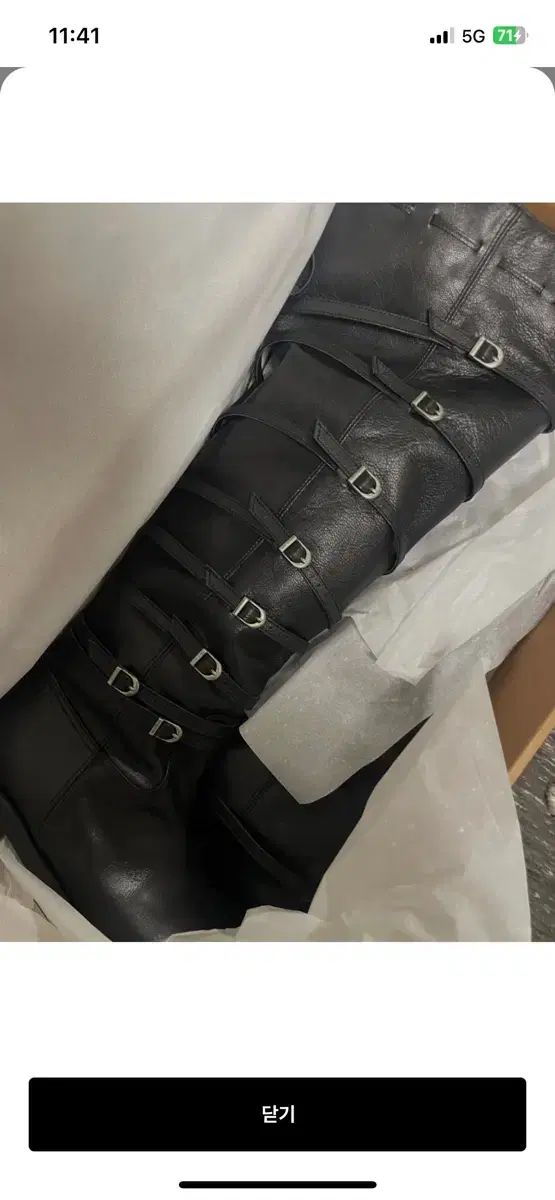  then bb boots ブラック シルバーバックル 235 その他 ブーツ