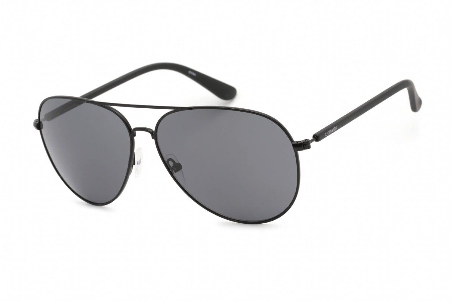 Calvin Klein Unisex-Adult CK19314S Sunglasses Black Black Grey 60 mm