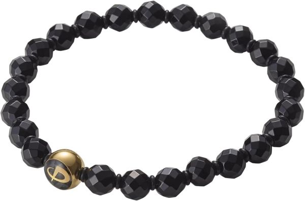 5営業日で発送 ファイテン ブレスワンリング_オニキス6MM_18CM JX987005