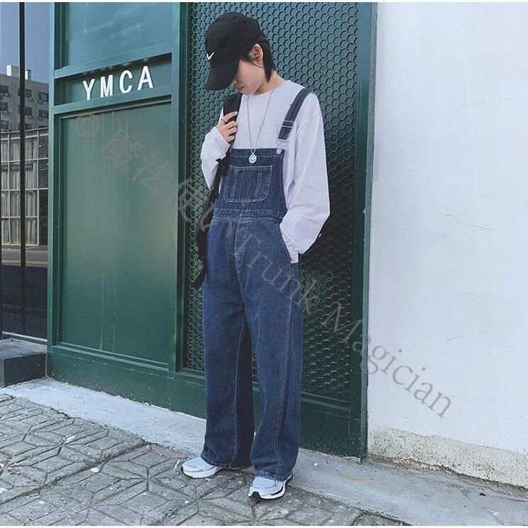 デニム オーバーサイズ サロペット オーバーオール メンズ サロペット メンズ ユニセックス つなぎ デニム