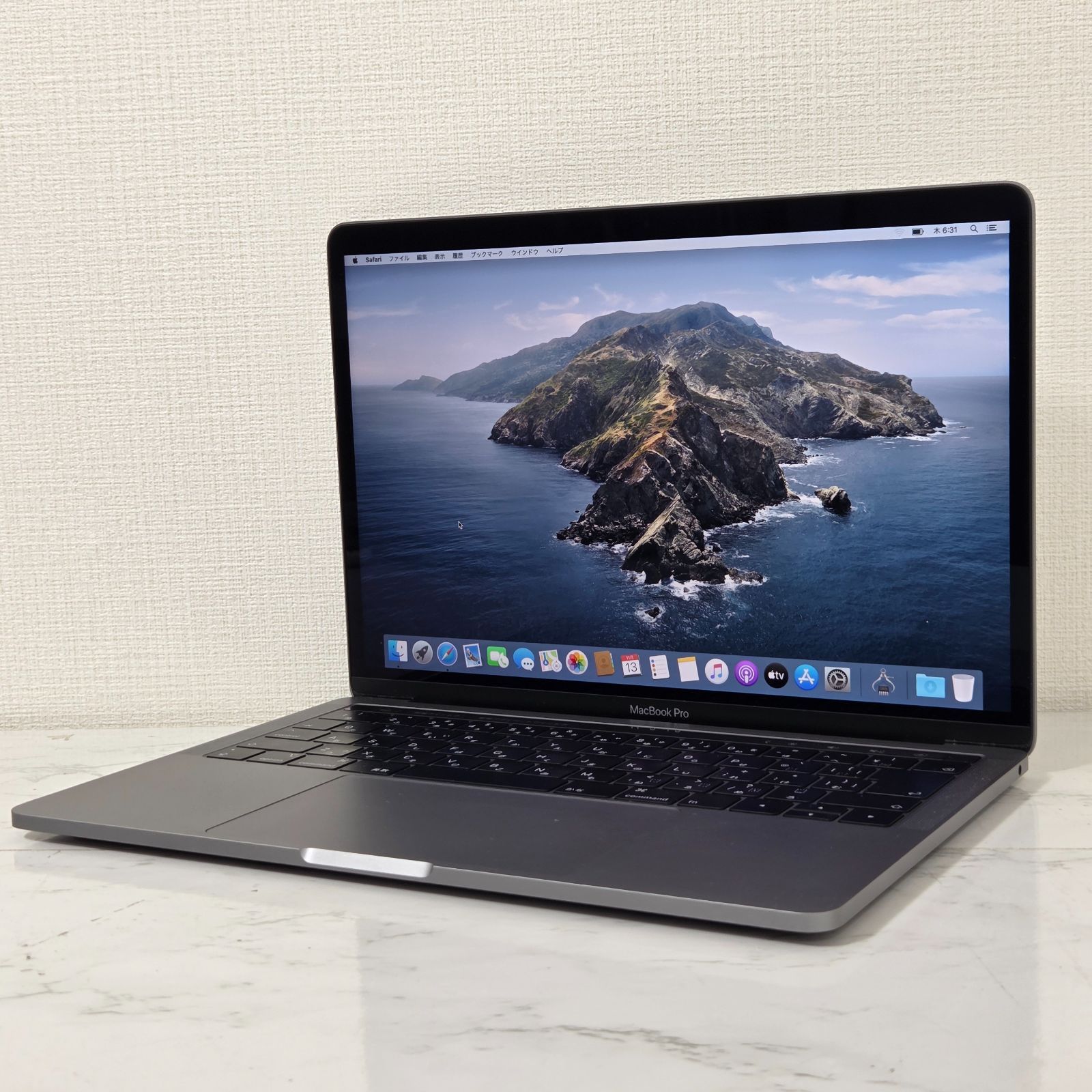 1週間保証 Apple MacBook Pro 13 2019 A2159 メモリ16GB SSD128GB ⑳