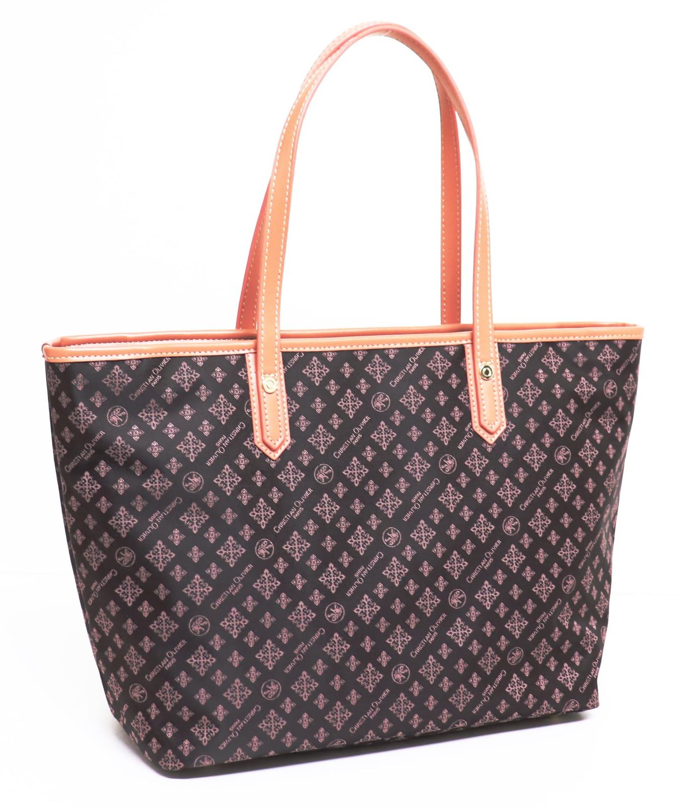 クリスチャンオリビエ トートバッグ 7920 A 対応 ジャガード織 撥水 ショコラ