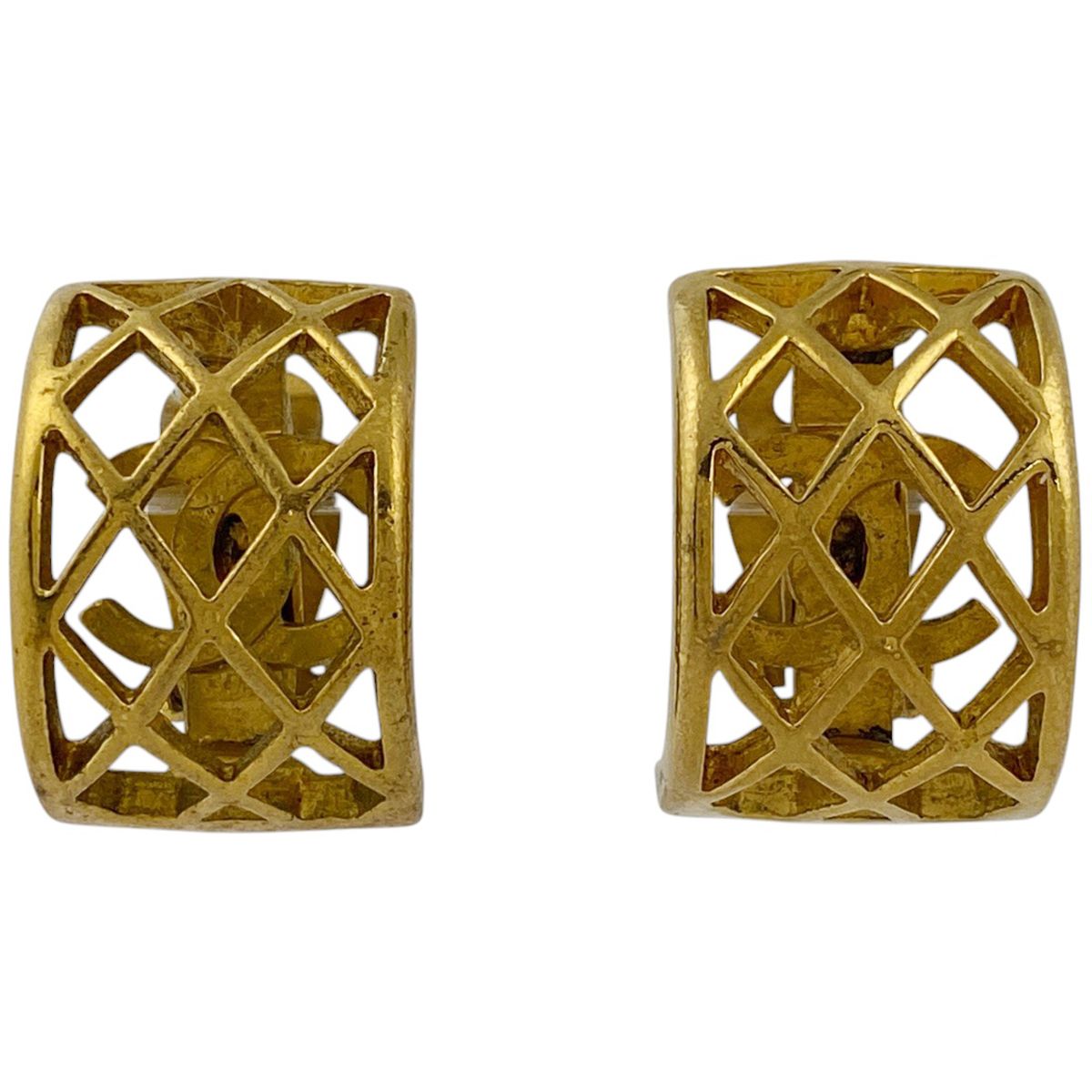 シャネル CHANEL ココマーク イヤリング GP ゴールド レディース