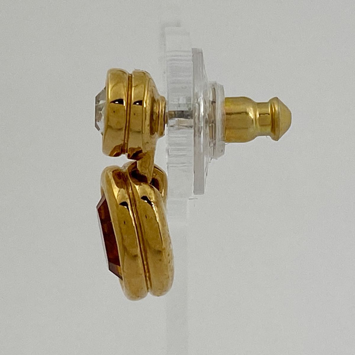 スワロフスキー SWAROVSKI クリスタル デザイン ピアス ジルコニア スイング GP ゴールド レディース