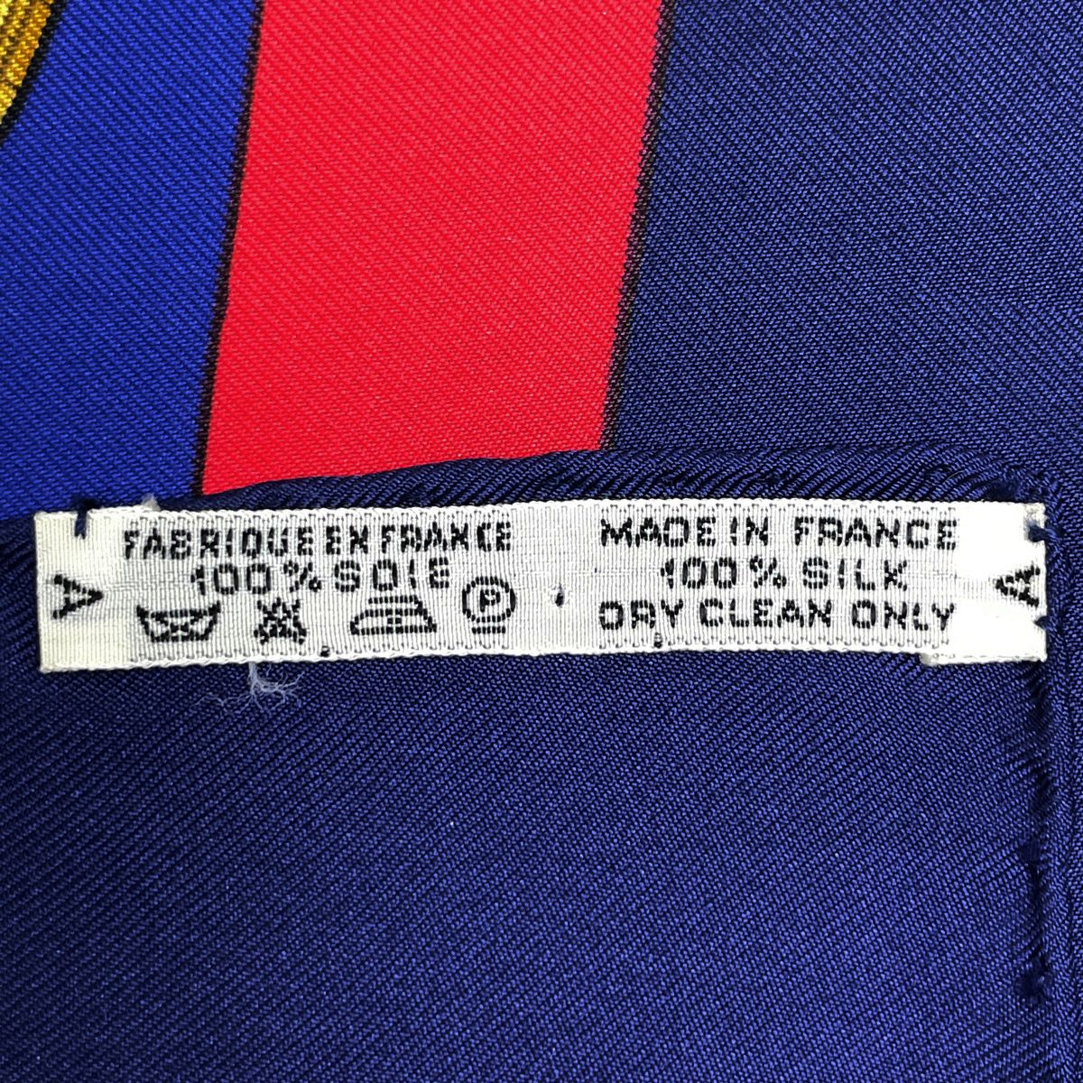 エルメス HERMES カレ 90 Cheval Jurc トルコの馬 スカーフ シルク ネイビー レディース