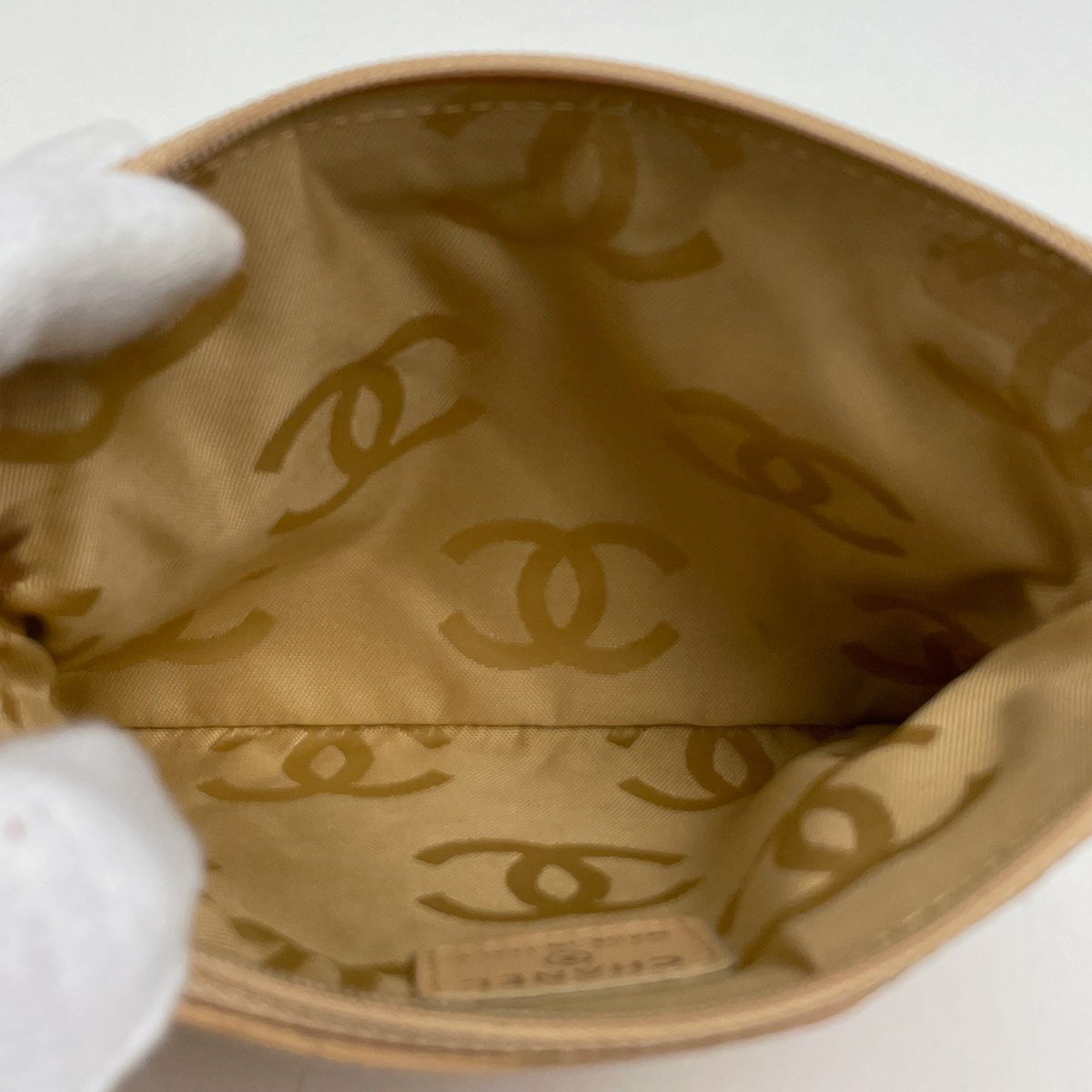 レザー ベージュ