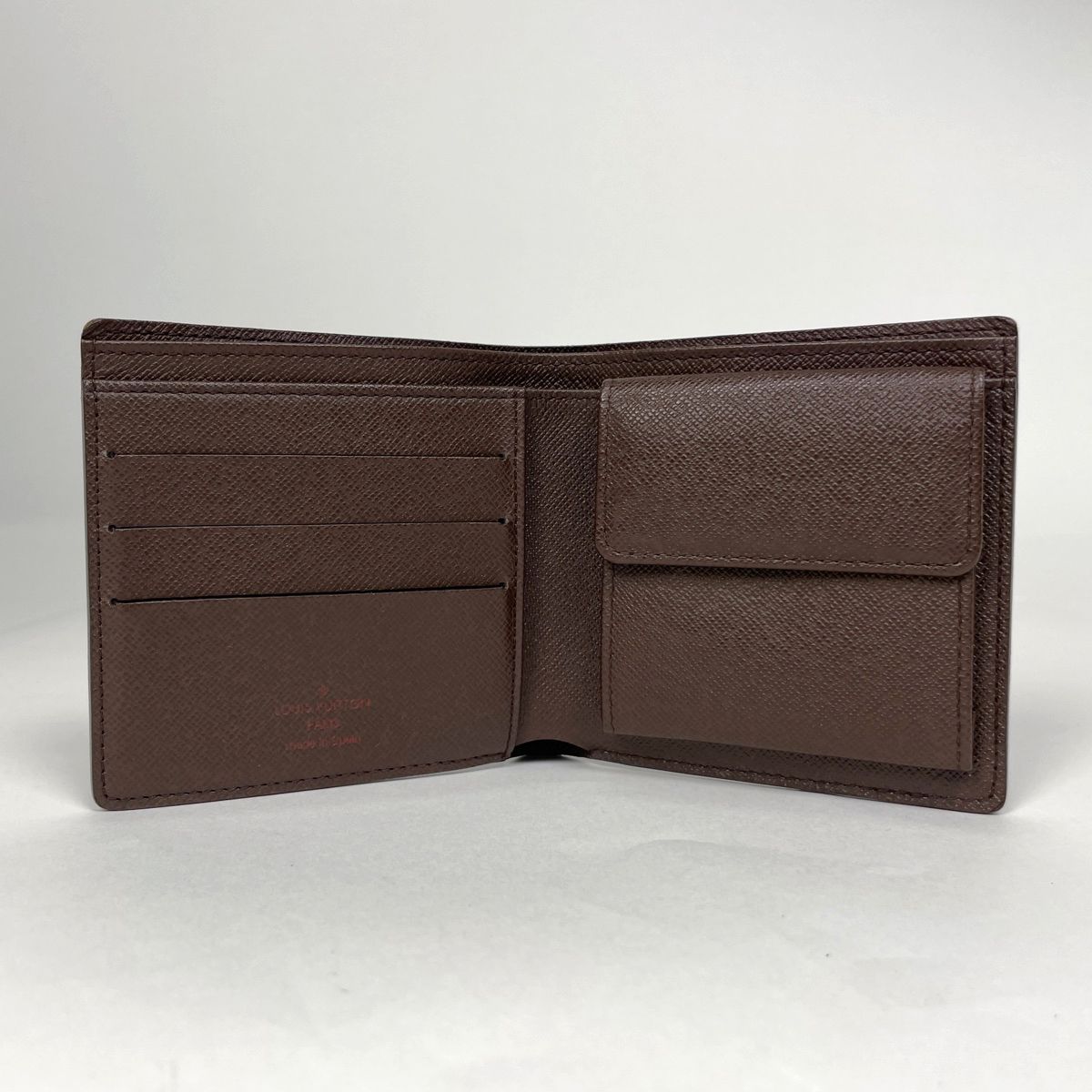 二つ折り財布 ダミエ