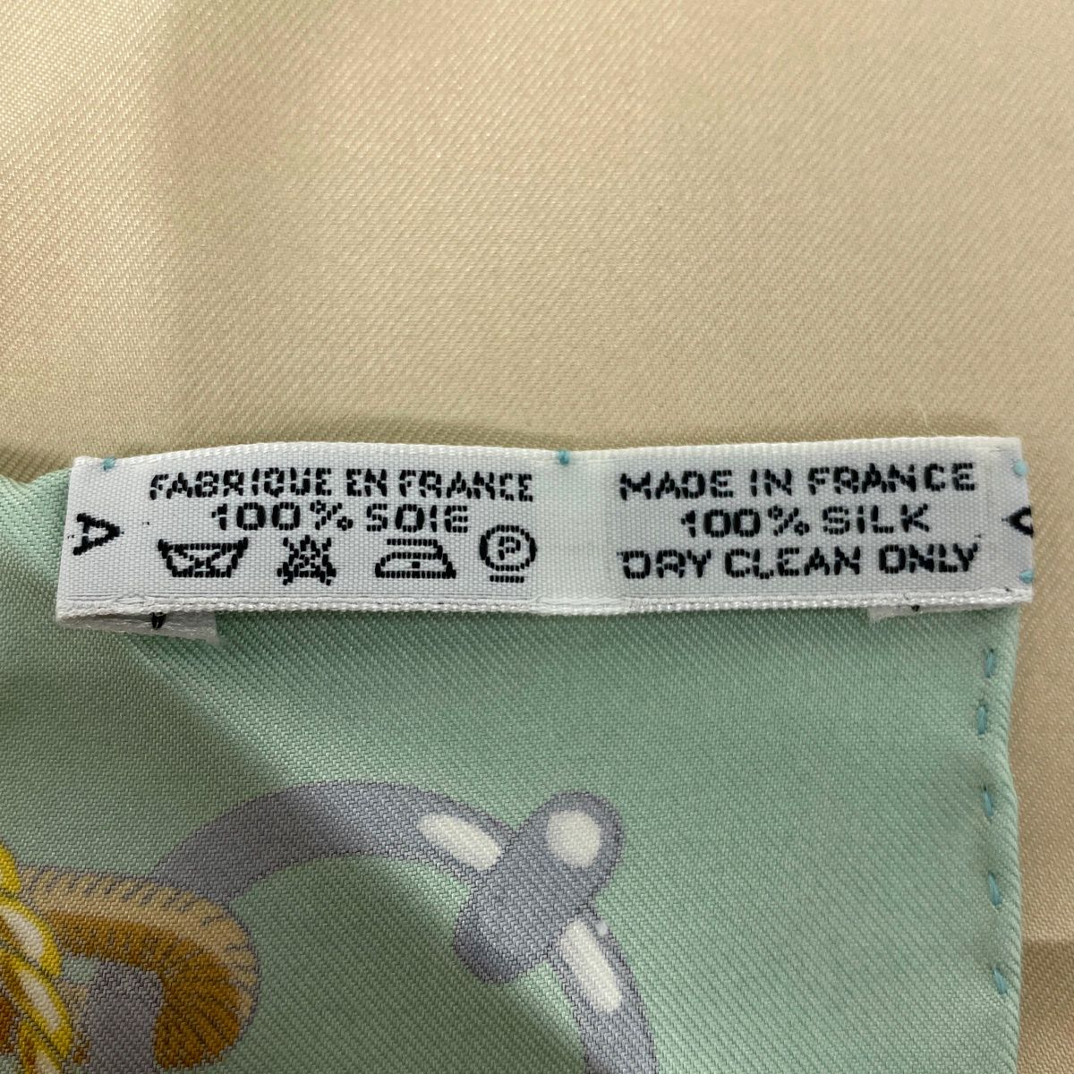 エルメス HERMES カレ 90 CHATEAUX D‘ARRIERE 艫飾り スカーフ シルク グリーン マルチ レディース