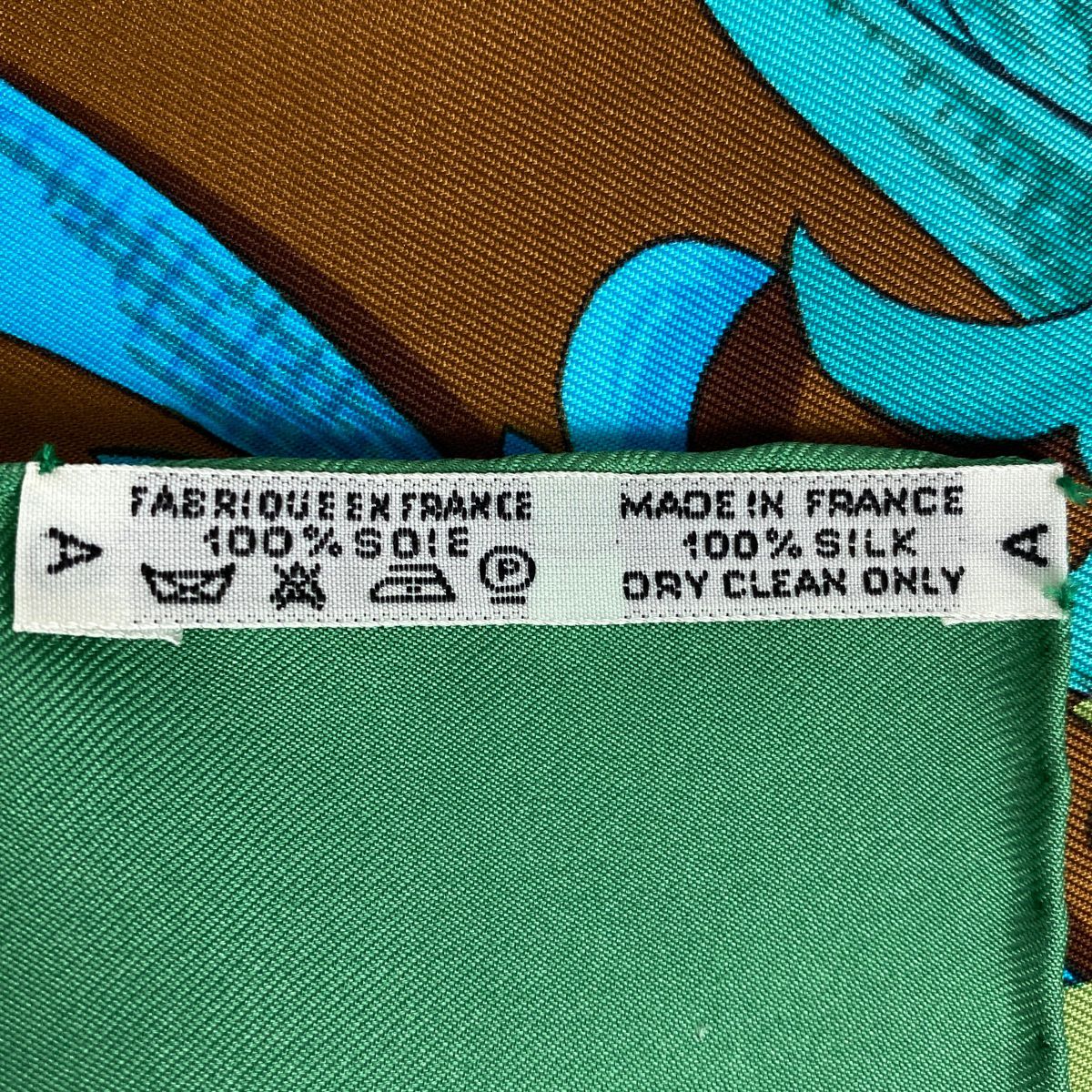 エルメス HERMES カレ 90 LE MORS A LA CONETABLE 轡の気品 クツワ 馬具 スカーフ シルク グリーン ブラウン マルチ レディース