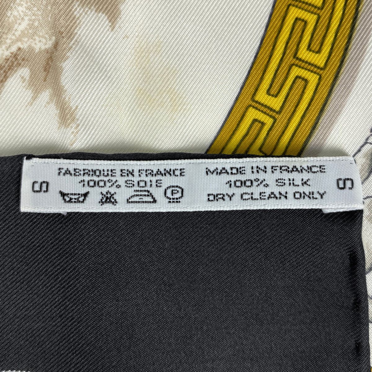 エルメス HERMES カレ 90 CHARREADA チャ ーダ カウボーイ 馬 ロデオ スカーフ シルク ブラック マルチ レディース