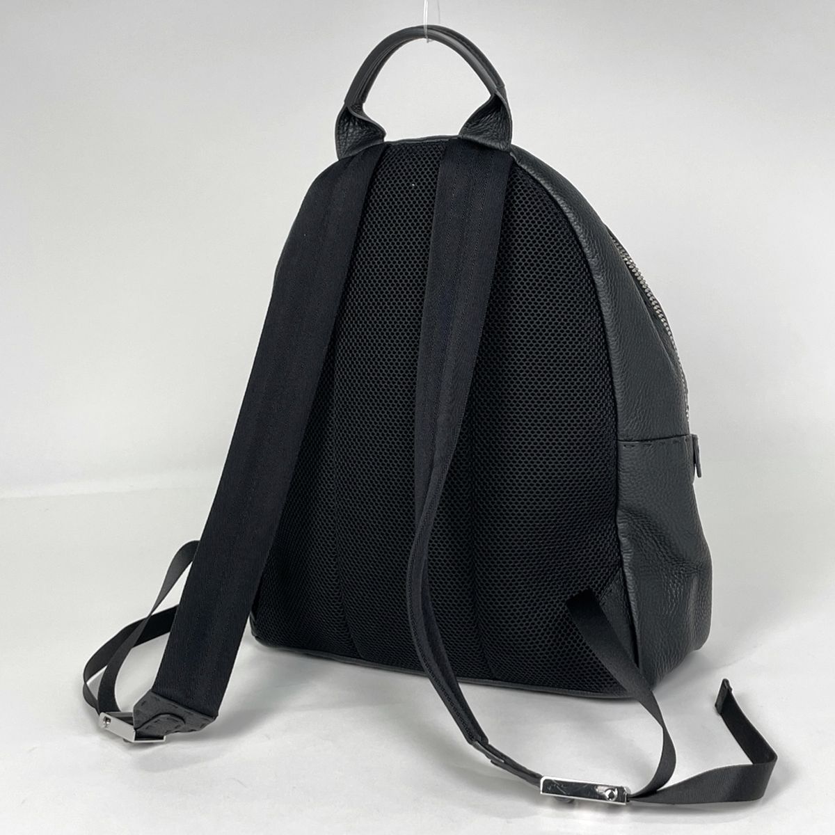 フェンディ FENDI セレリア リュックサック ロゴ バックパック デイパック リュック レザー ブラック 7VZ012 レディース