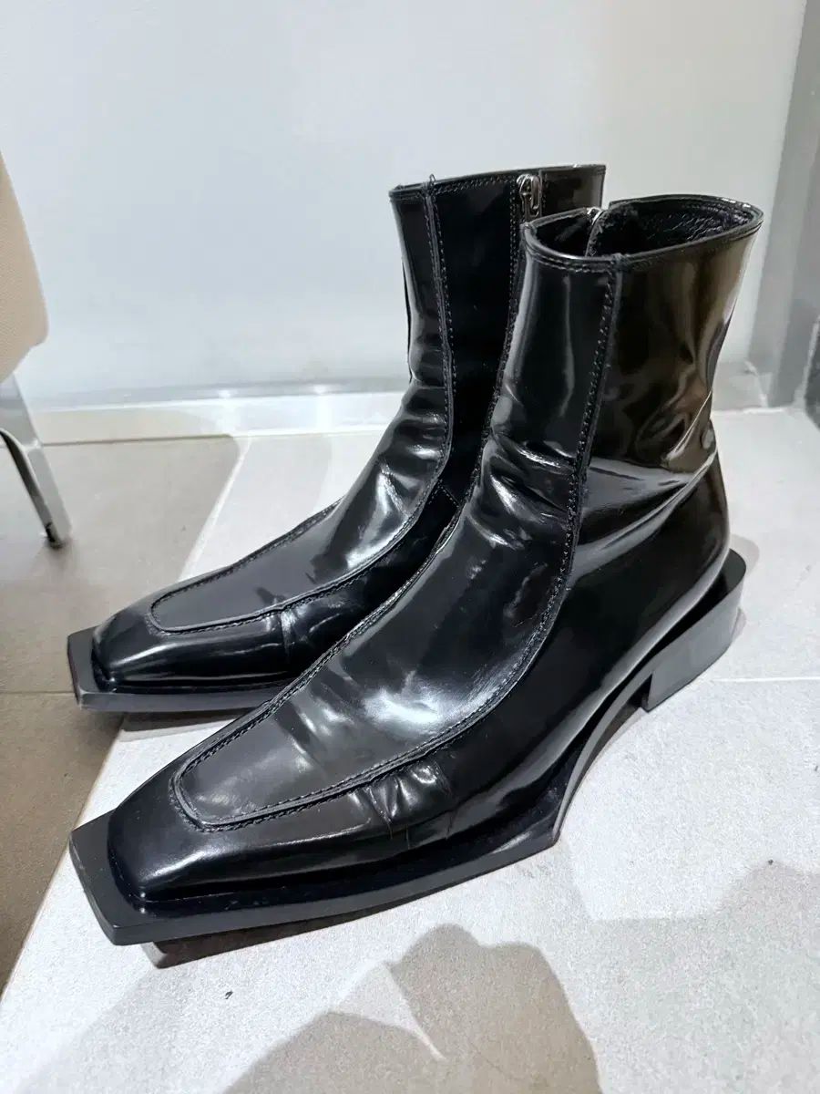  マスタング ブラック ブーツ 255 その他 ブーツ 革靴