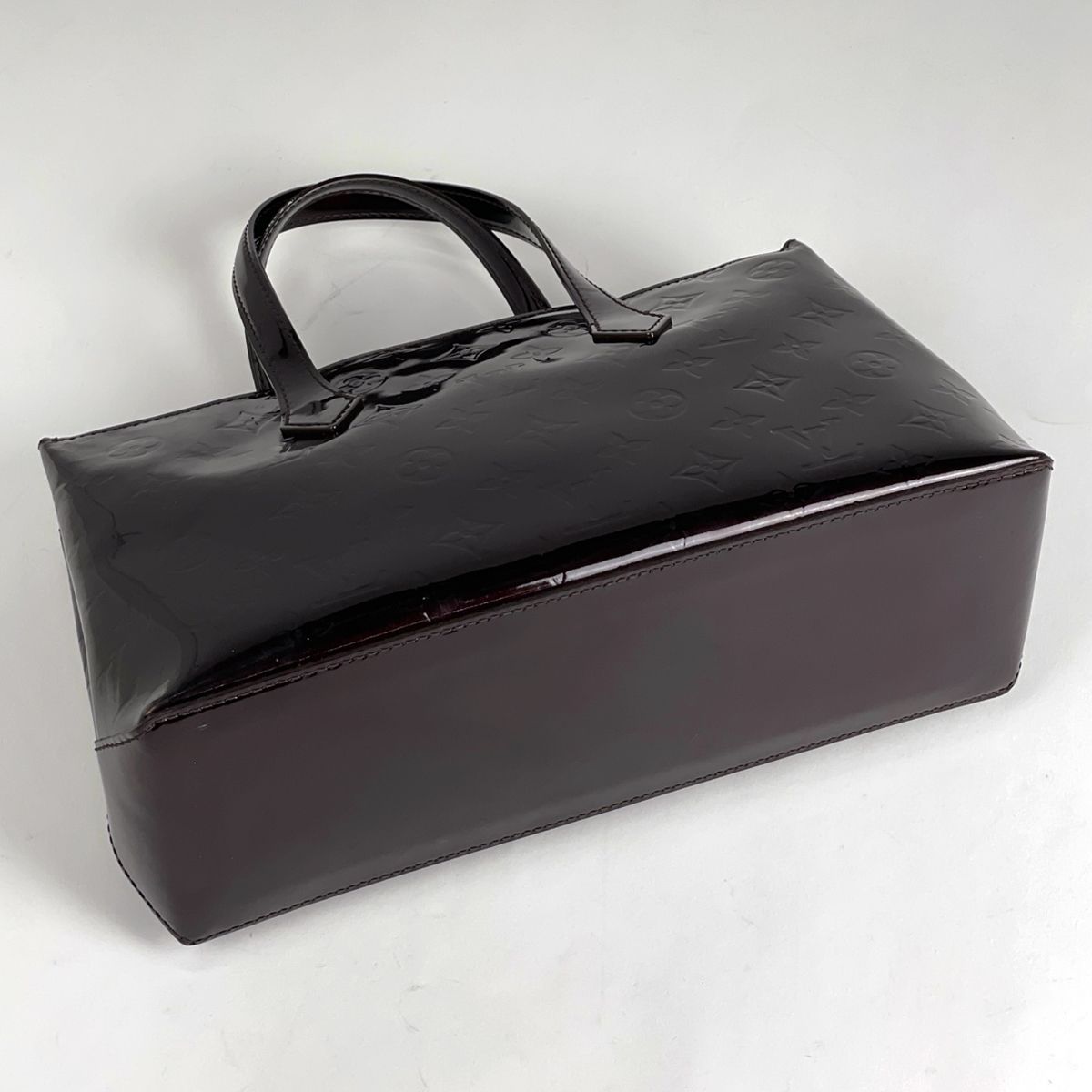 ルイ・ヴィトン Louis Vuitton ウィルシャー PM 手提げ エナメル