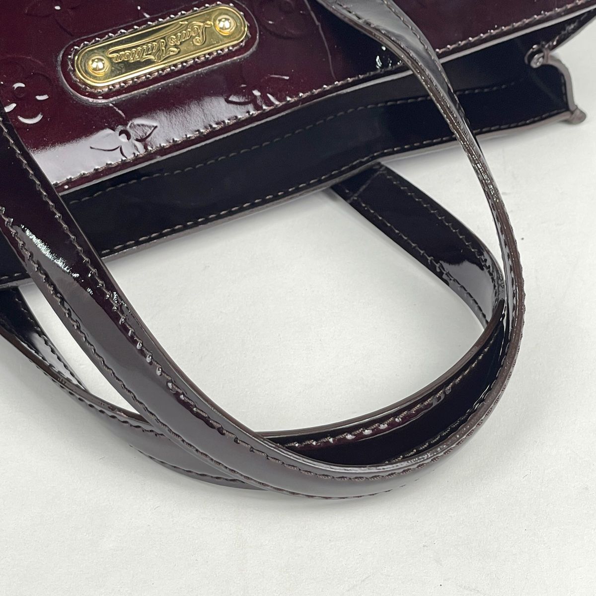 特別お値下げ❗ルイヴィトン ダークパープル エナメルハンドバッグ 11570916.jpg